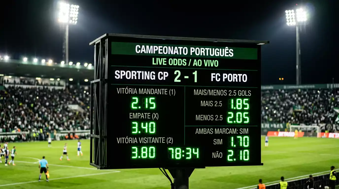 Odds na Liga Portugal — análise de cotações e valor nas apostas da Primeira Liga